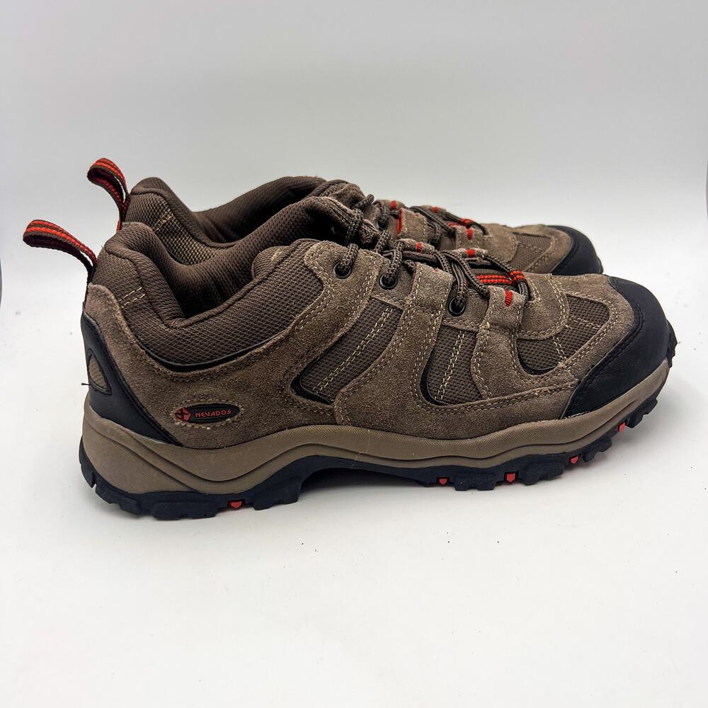 NEVADOS Mens Boomerang ll Low Hiking Sneakers Size 13 EU 47.5 Tan Leather NWOB